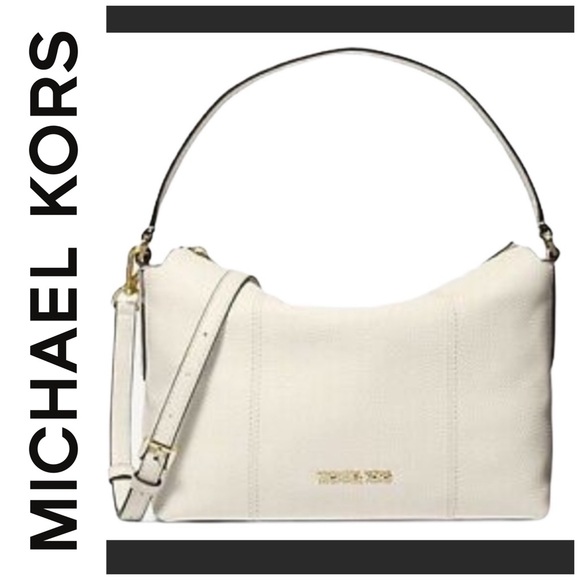 Michael Kors Handbags - Michael Kors medium Brooke Leather Shoulder Bag